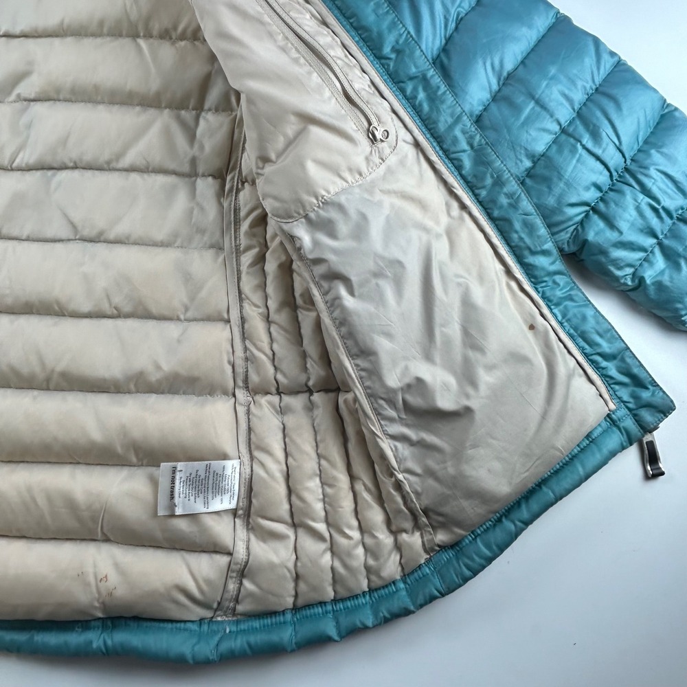 GoLite WMNS XS 800 Down Puffer Jacket Teal Blue Pertex Microlight Eco Full Zip - Picture 3 of 13